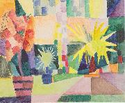 August Macke Garten am Thunersee oil painting